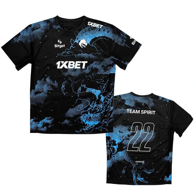 ETST 07 Team Spirit Truien Mode Game Esports Speler Donk Uniform Wedstrijd Kleding Heren Tops 3D Print Jongen T-shirts Fans Tee M