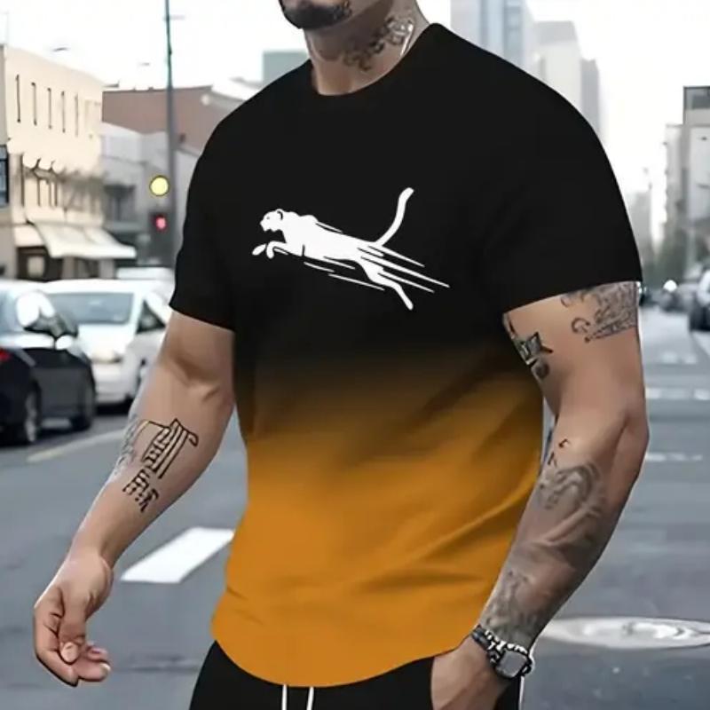 Transmission of love Zomer T-shirts voor heren 3D-print T-shirt Street Fashion korte mouwen T-shirts Losse heren Oversized tops T-shirts Kleding L