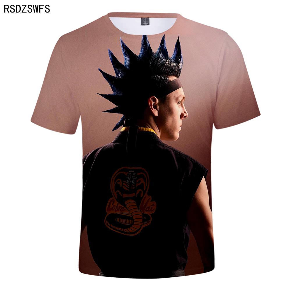 Baibao QIQI Casual Geschikt Populaire Comfortabele Cobra Kai Mode Zomer Mannen Vrouwen 3D T-shirt Korte Mouw T-shirt XL