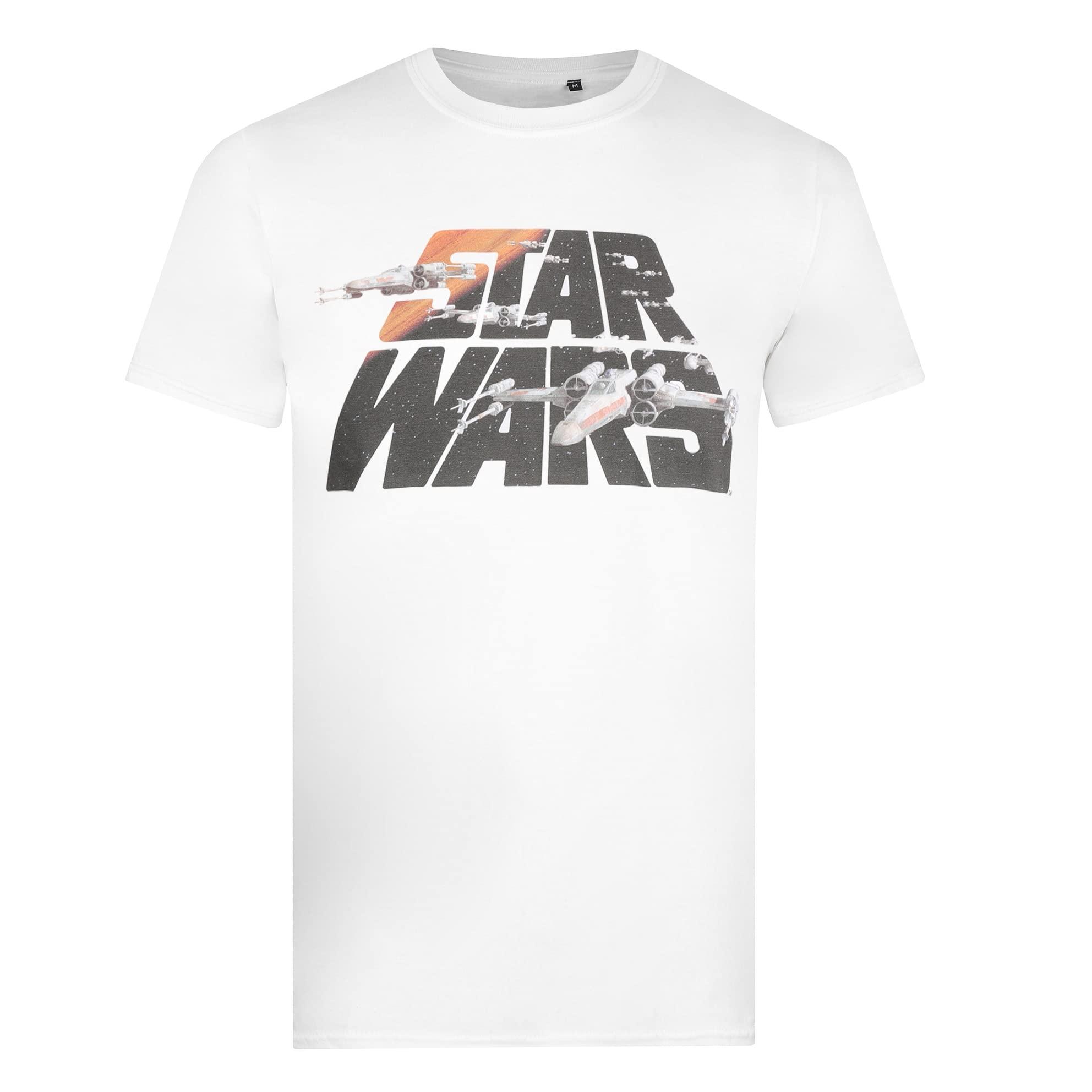 Star Wars Mens Signature T-Shirt 4XL wit