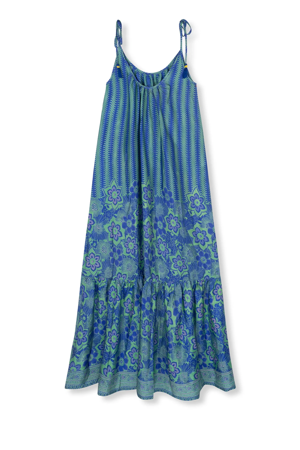 El.résidu Damen vegan Kleid Myra Blau