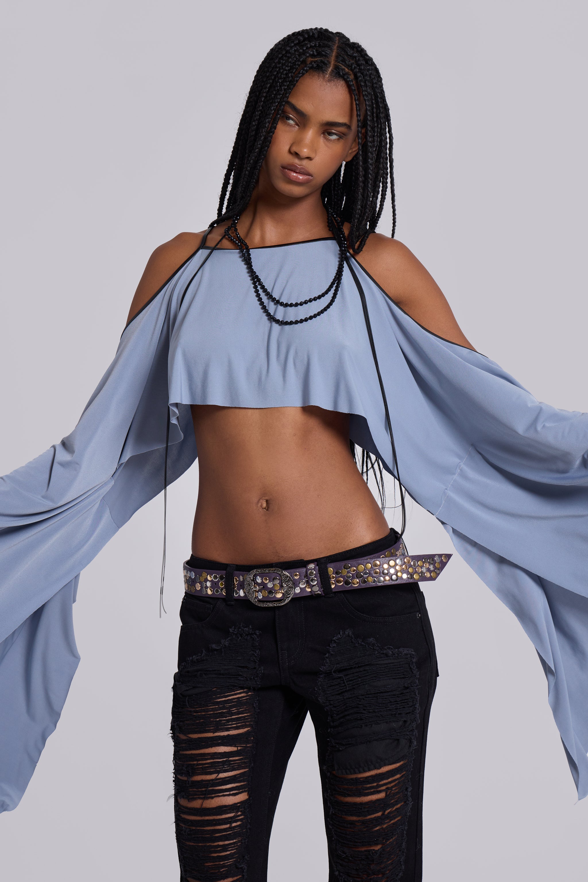 Jaded London Kendra Cape Top