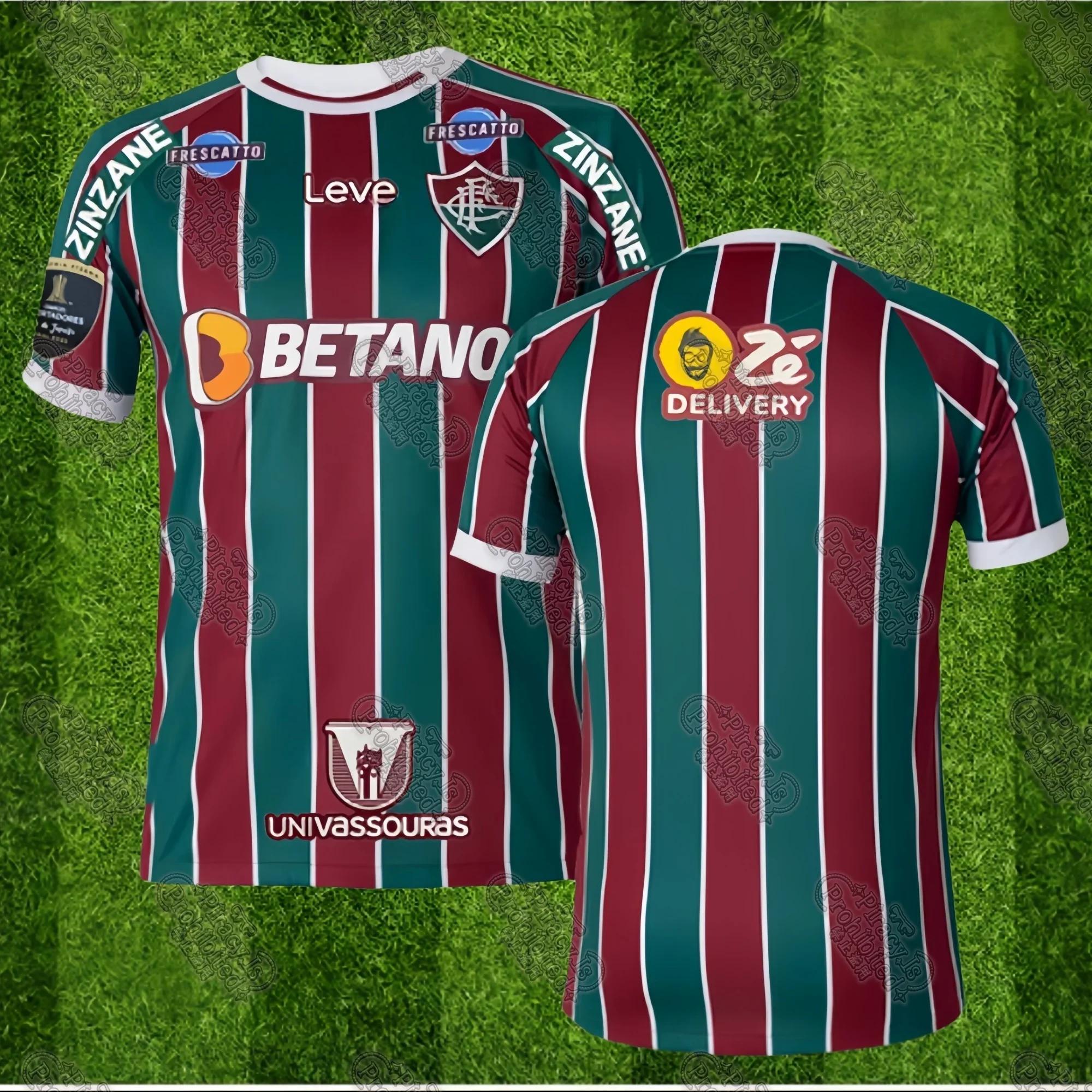 ETST35 25 jaar Nieuwste Populaire Voetbal Serie Fluminense Seizoen Uit Voetbal Trainingspak Heren T-shirt Zomer Volwassen Kinderen Jersey XL