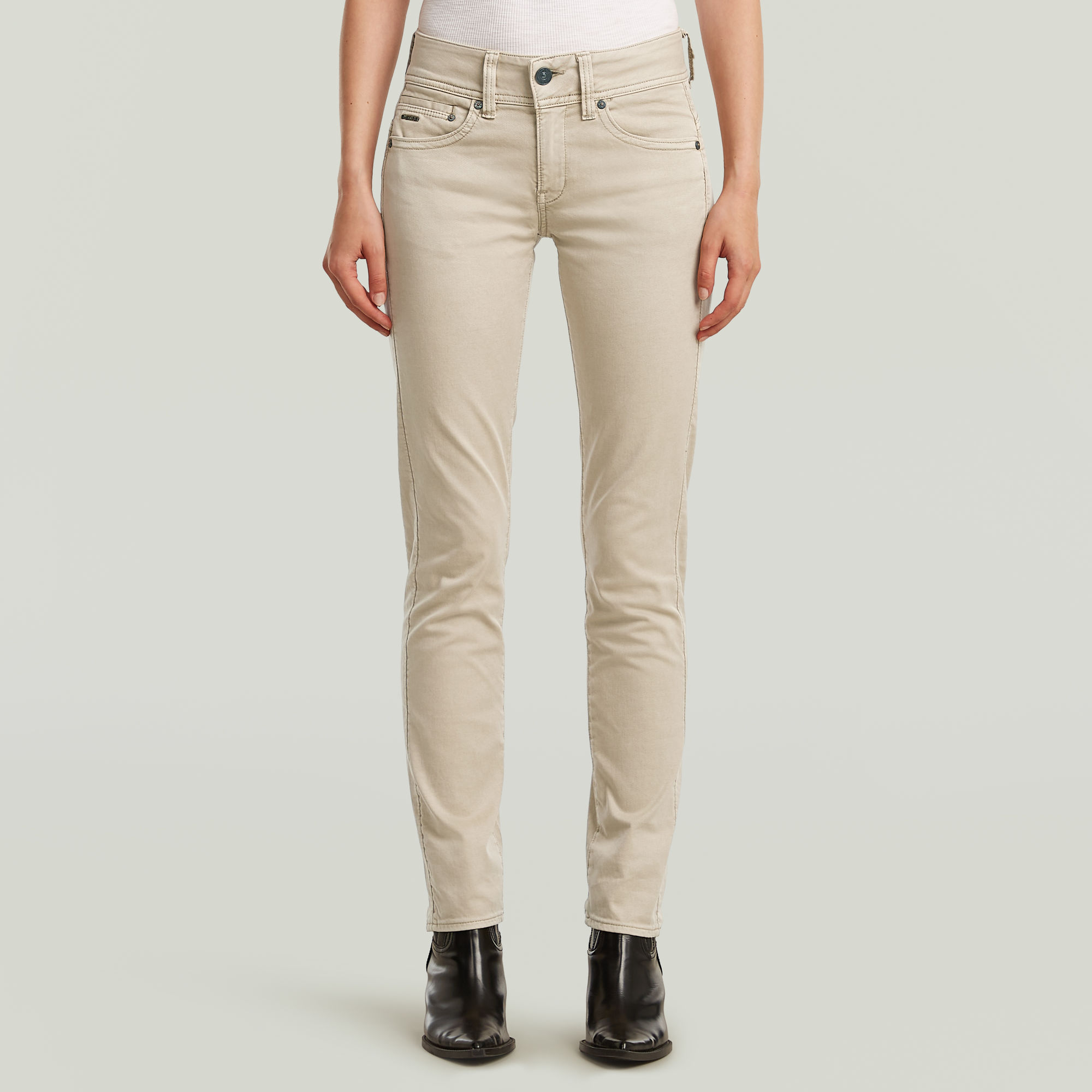 G-Star RAW Midge Slim Straight Chino - Zwart - Dames