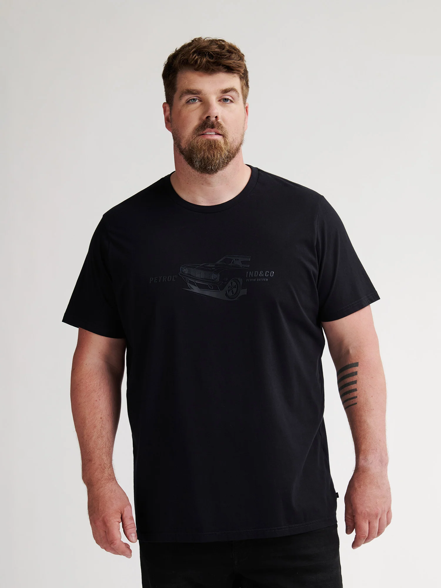 Petrol Industries Heren shirt- m-3050-tsr6050 9999 black