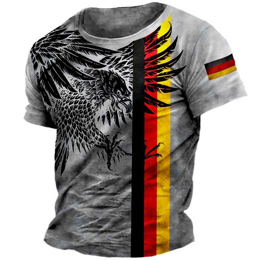 ETST 07 Mannen Vintage Motorfiets T-shirt 3d Print Casual Korte Mouw Losse Oversized T-shirts Voor Mannen Sweatshirt Heren Top Kleding camise L