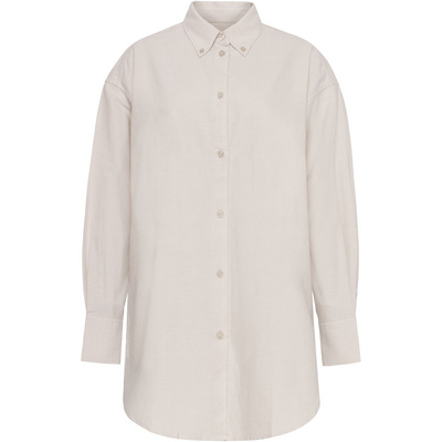 KnowledgeCotton Apparel Dames Oxford Loose Fit Blouse