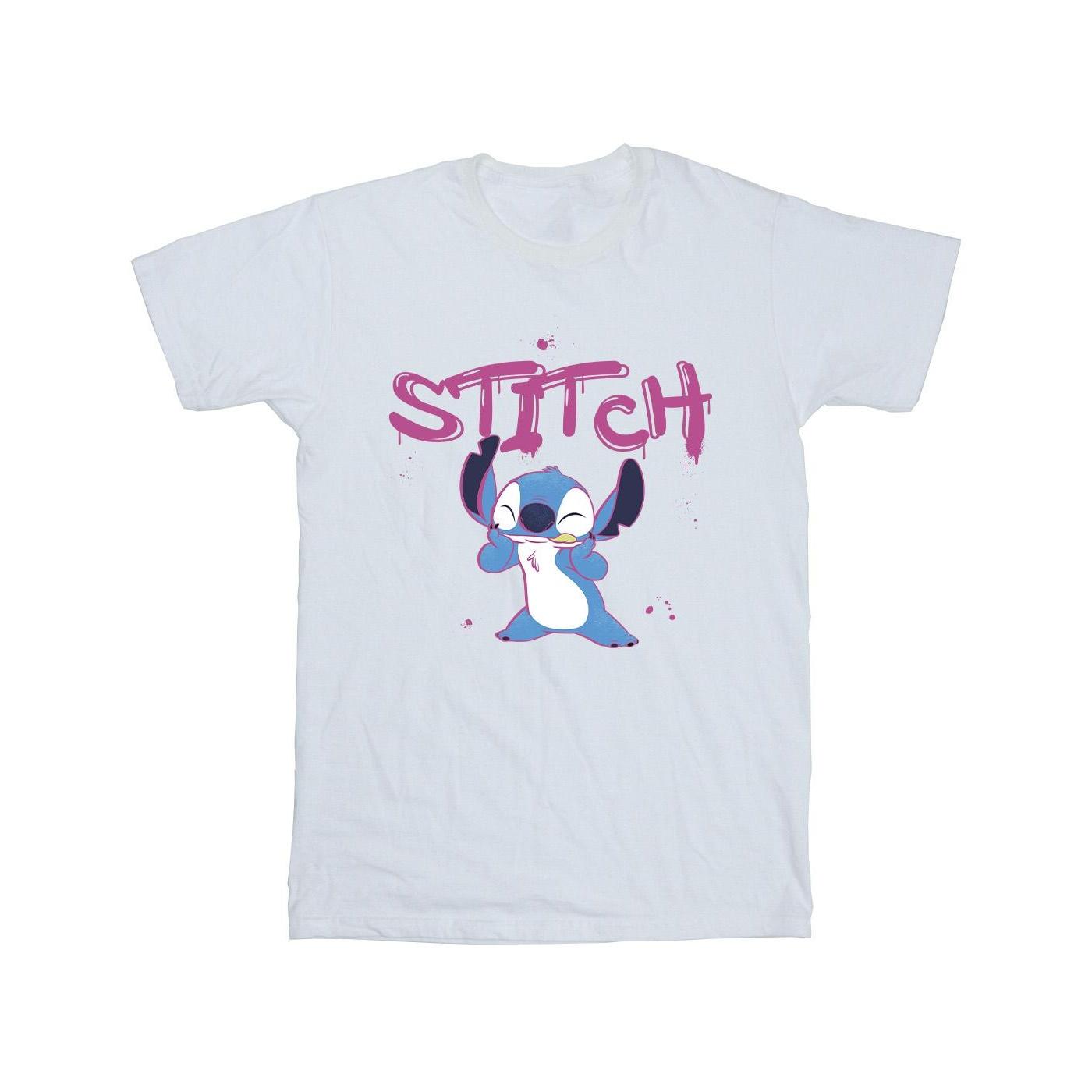 Disney Heren Lilo en Stitch Graffiti T-shirt 5XL