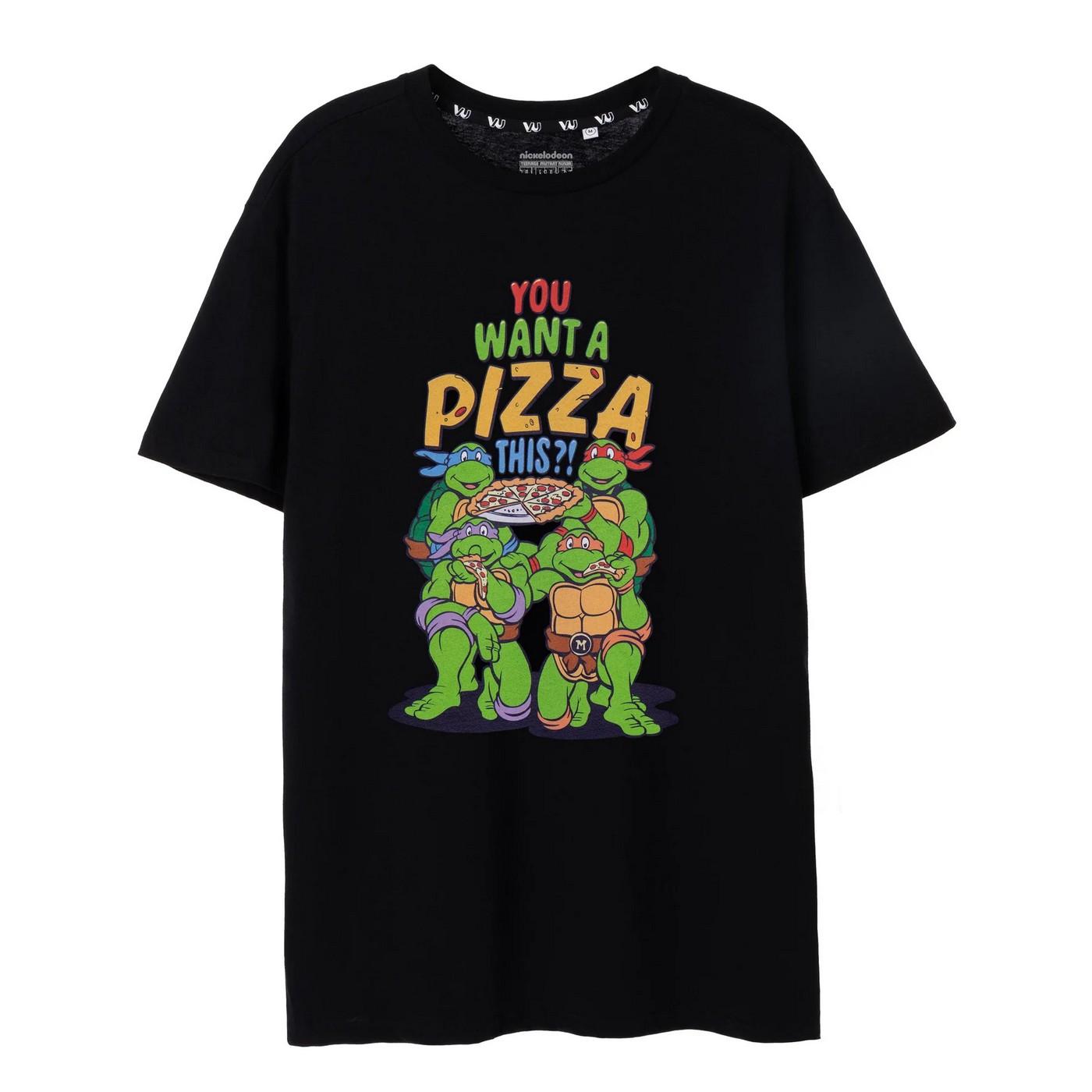 Teenage Mutant Ninja Turtles Heren Je Wilt Een Pizza Dit T-shirt L
