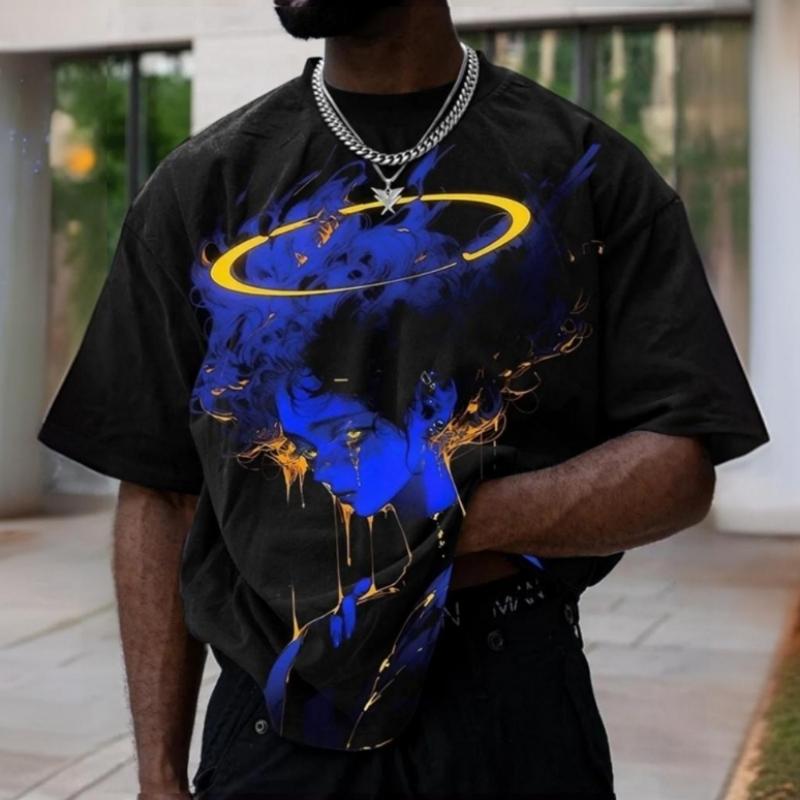 Bobby 2 Heren T-shirt 3D-animatiekarakterprint Korte mouw T-shirt voor heren Mode Straat Man Kleding Losse oversized T-shirt Top 6XL