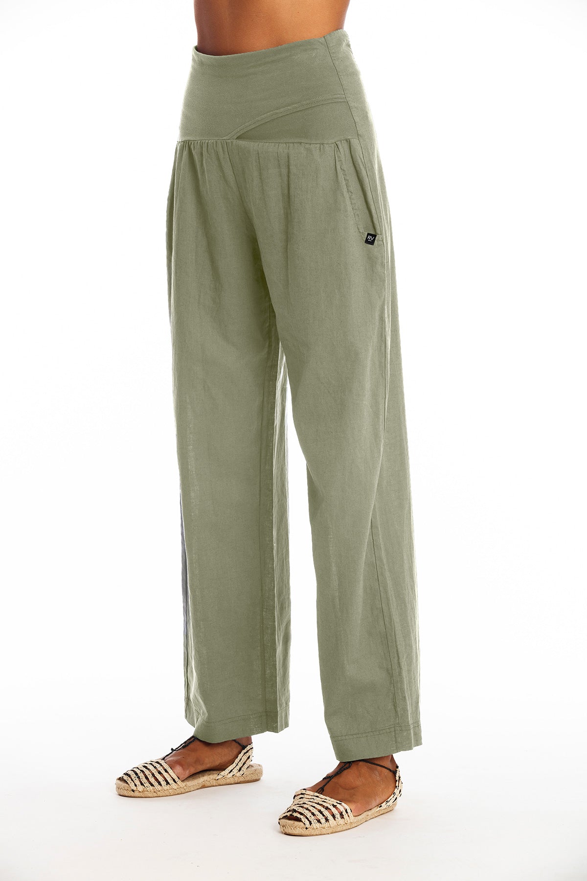 RAVENS VIEW IBIZA Damen vegan Hose Elba Khaki GrÃ¼n