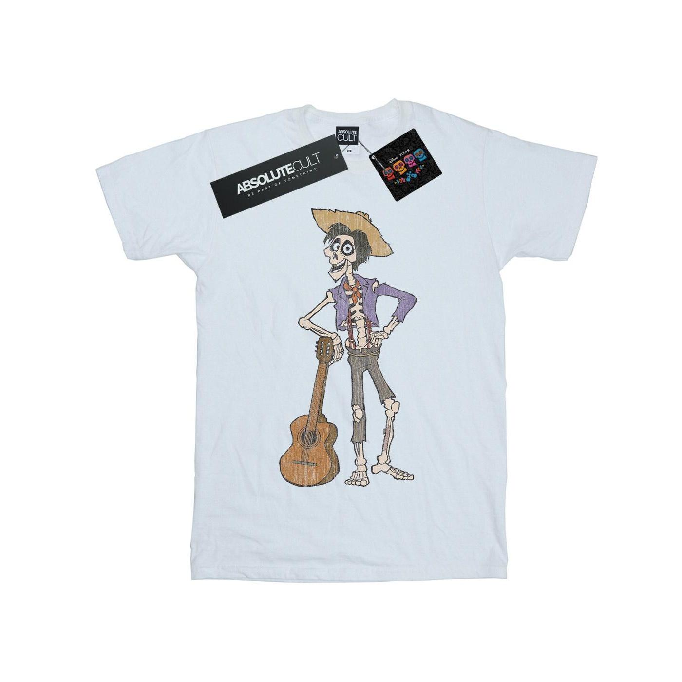 Disney Heren Coco Hector met gitaar T-shirt L wit