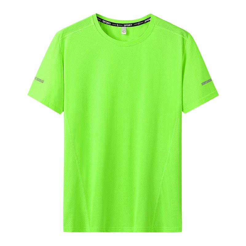 DOKI Zomer heren T-shirt grote maten snel drogend T-shirt voor heren ronde hals plus size korte mouwen oversized T-shirt 9XL