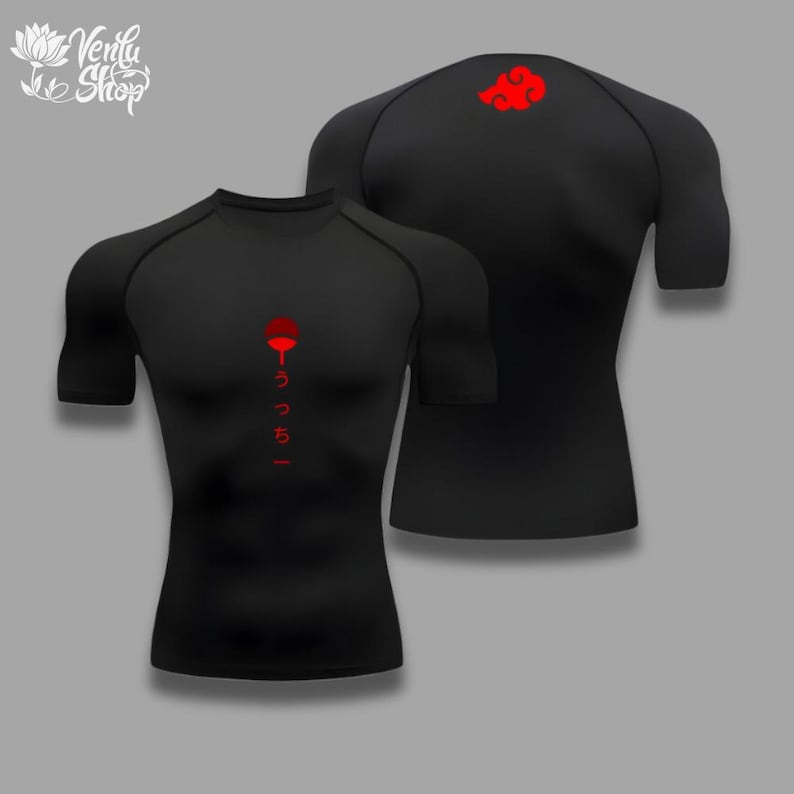 Xin nan zhuang Itachi Compressieshirt | Itachi Uchiha, Sharingan, Akatsuki, Naruto Shippuden, Anime, Sportkleding, T-shirt, Compressor, Muscleshirt, Fitness L