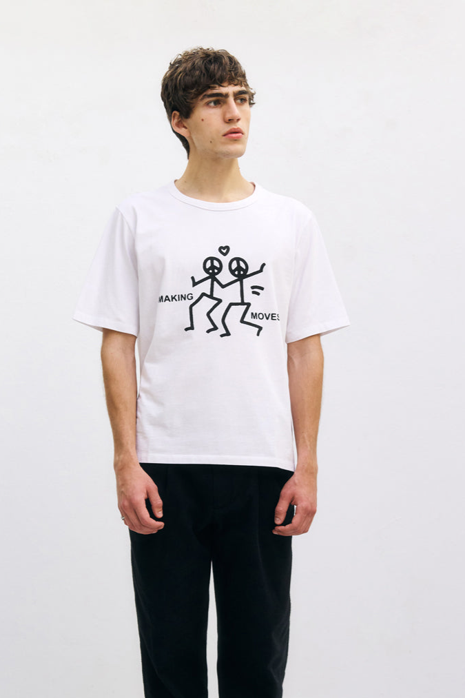 Rotholz Herren vegan T-Shirt Making Moves WeiÃŸ