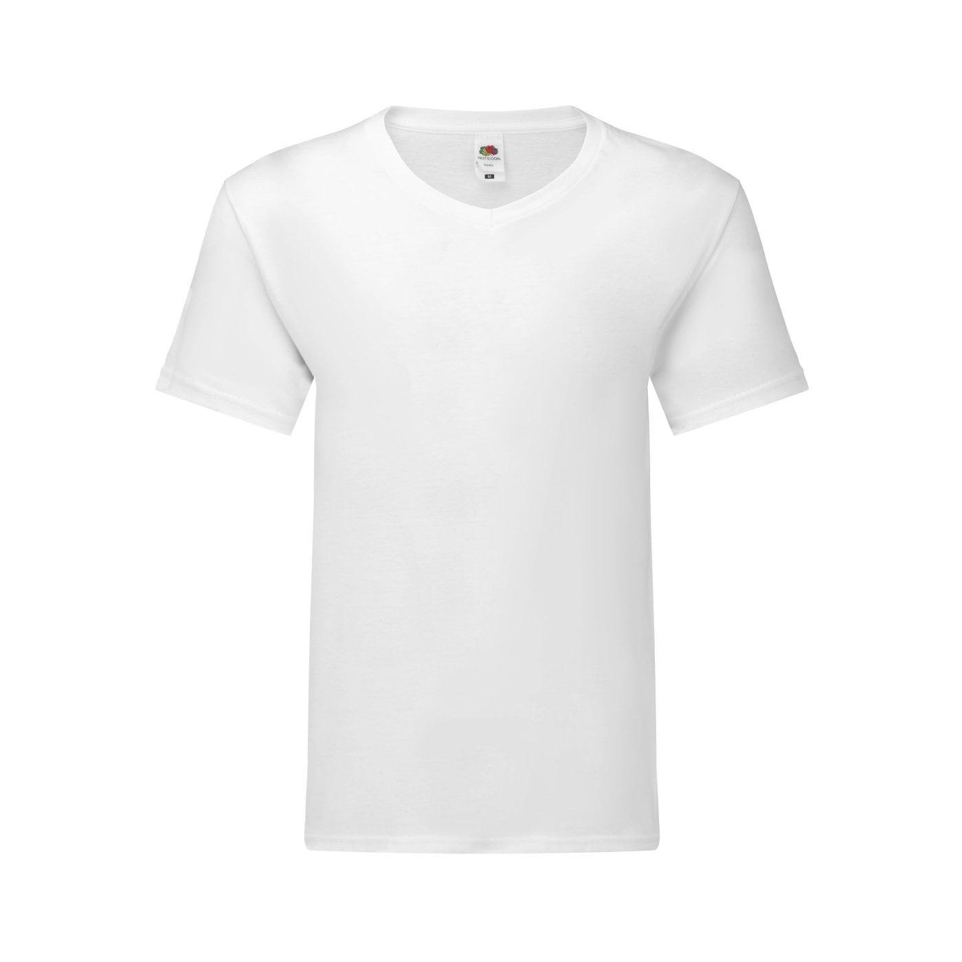 Fruit of the Loom Heren iconic 150 v hals t-shirt