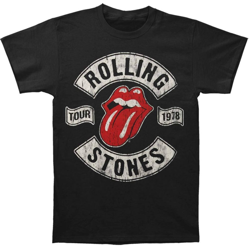 The Rolling Stones Het Rolling Stones Unisex volwassen US Tour 1978 T-shirt met rugprint M