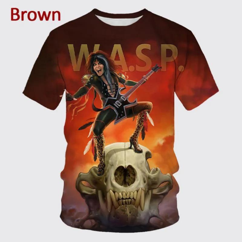 Laoxu Y2K Kleding Nieuwe Stijl WASP. 3D Print T-shirt voor mannen vrouwen zomer hiphop unisex casual T-shirt harajuku ronde hals top tee M