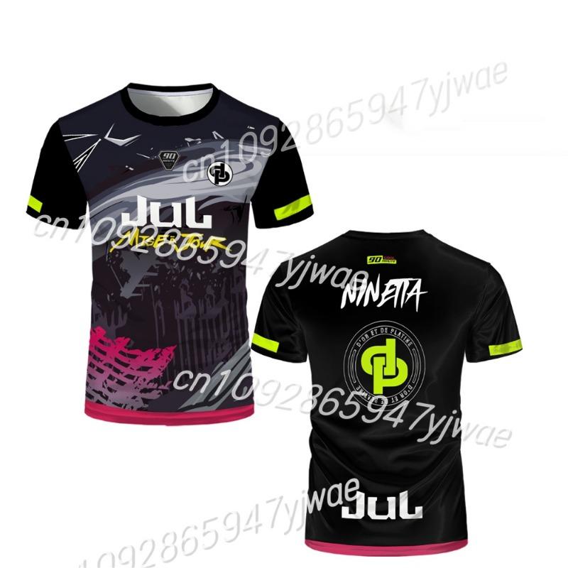 Haijian03 Herenvoetbal Heren T-shirt Jul Maillot Hoge Kwaliteit Korte Mouw Futsal Voetbaltenue Dames 90 Minuten Shirt MM9 T-shirts M