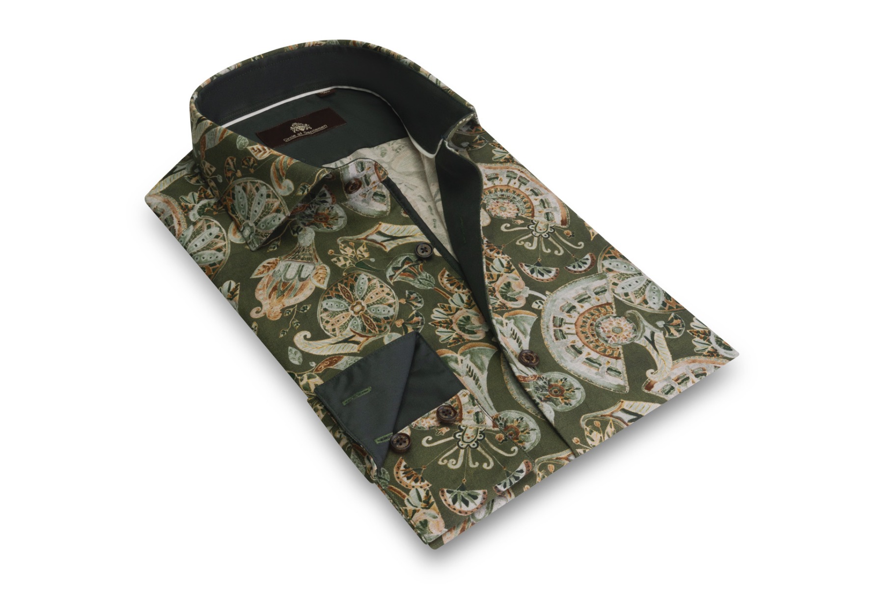 Circle of Gentlemen Nando vintage-brushed touch shirt 100% co