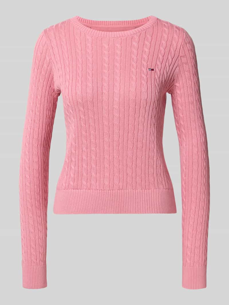 TOMMY JEANS Gebreide trui TJW CABLE ESSENTIAL SWEATER