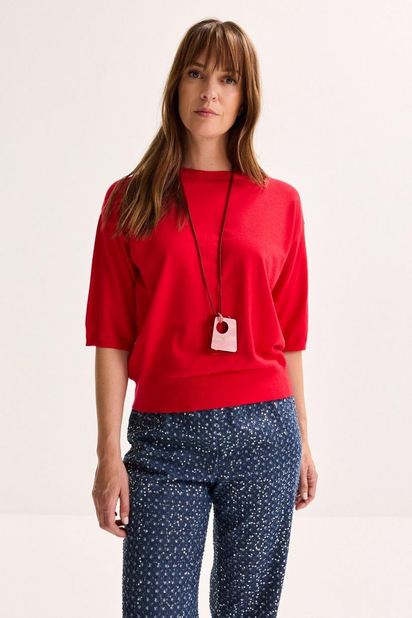 Mayerline Oversized Trui Met Ronde Hals