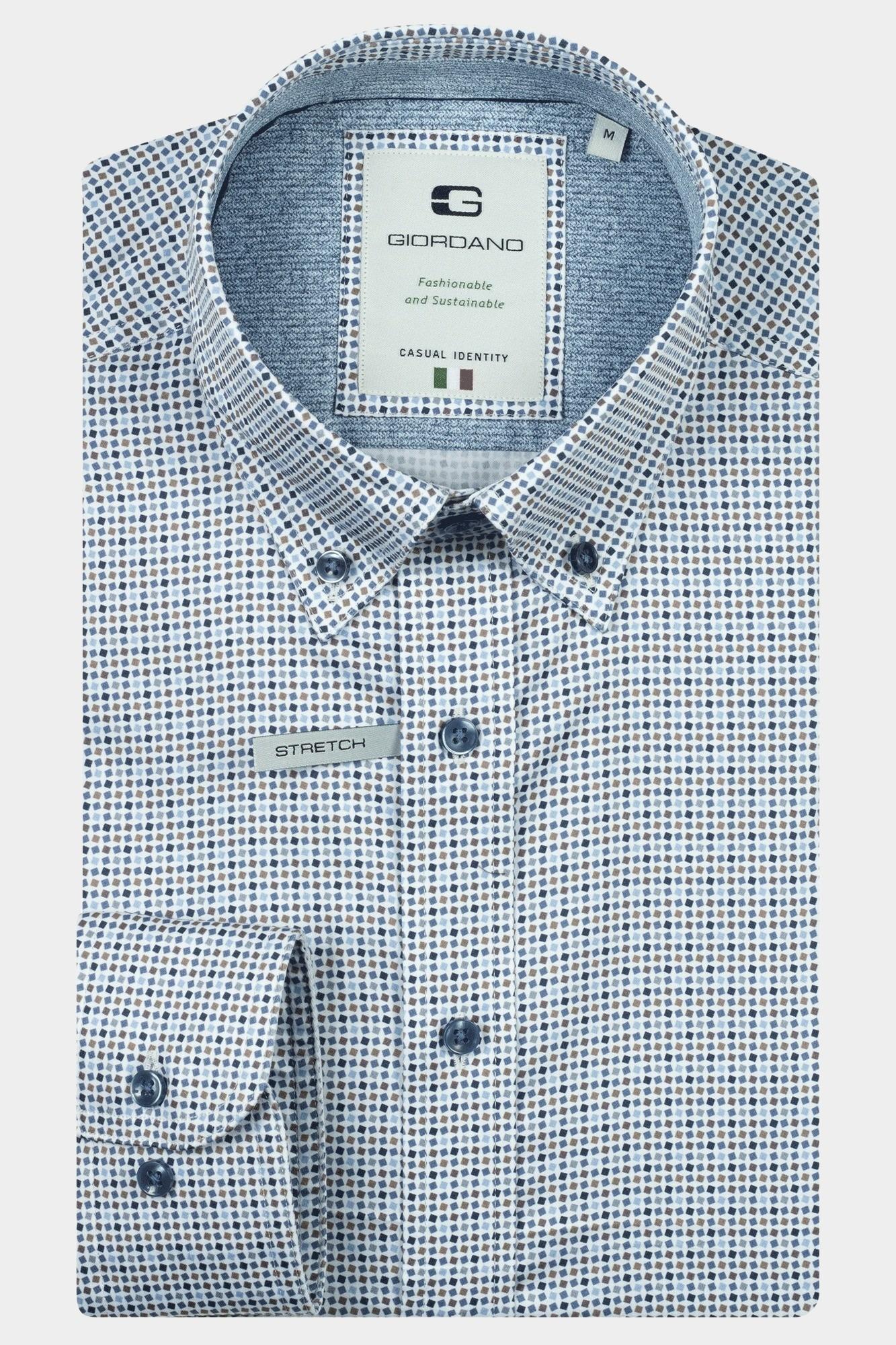 Giordano Casual hemd lange mouw loretto long sleeve button do 527815/60