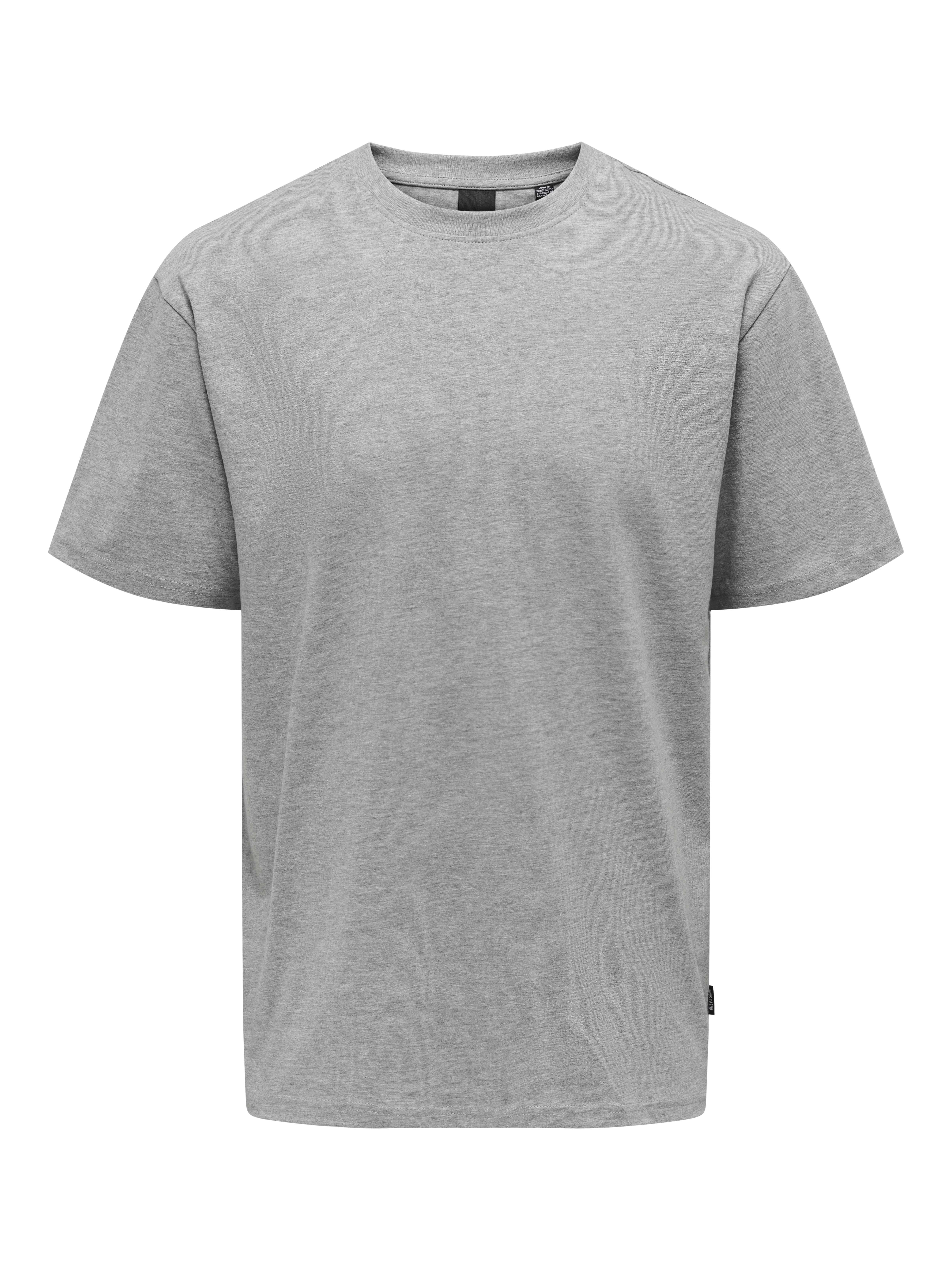 Only & Sons onsfred life rlx ss tee noos 22022532 light grey melange