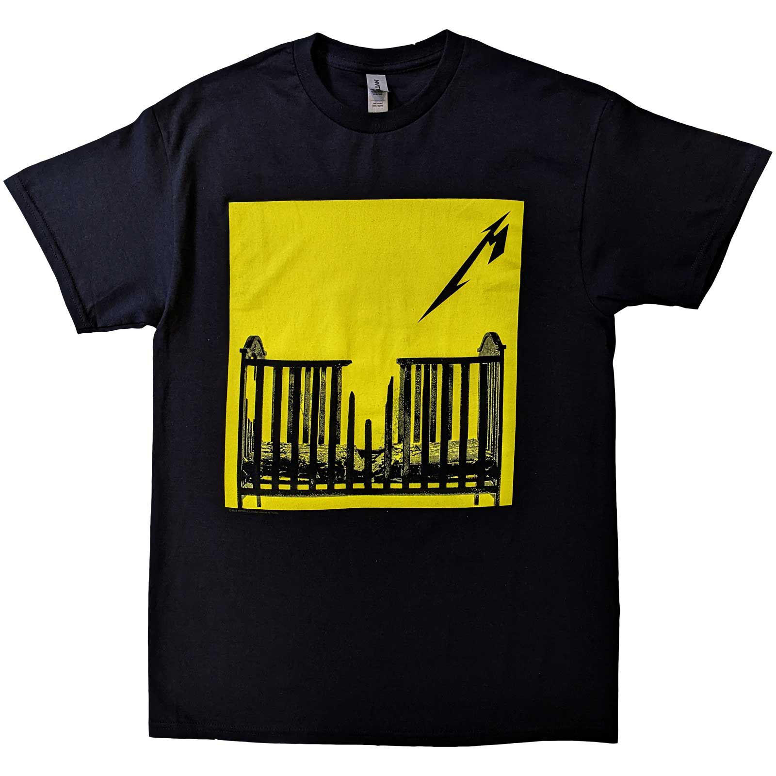 Metallica Heren 72 Seasons Burnt Crib katoenen T-shirt M zwart