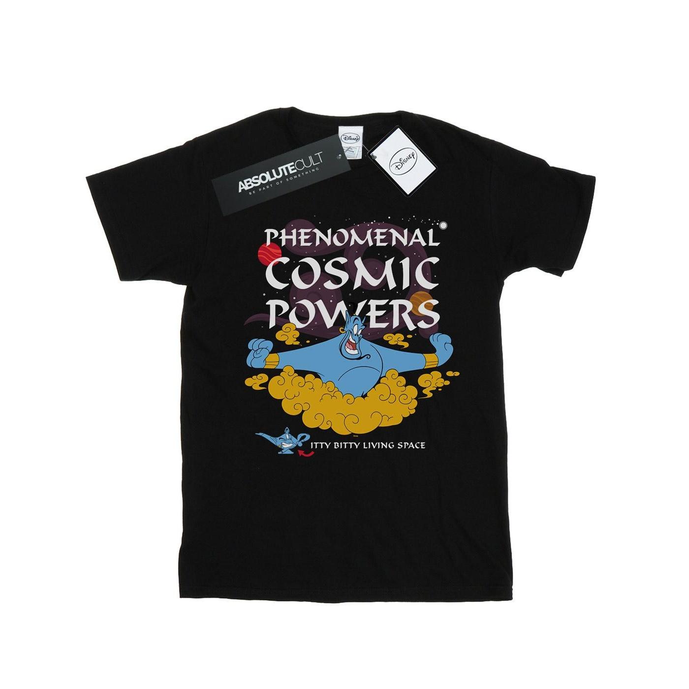 Disney Heren Aladdin Genie fenomenale kosmische krachten T-shirt XXL zwart