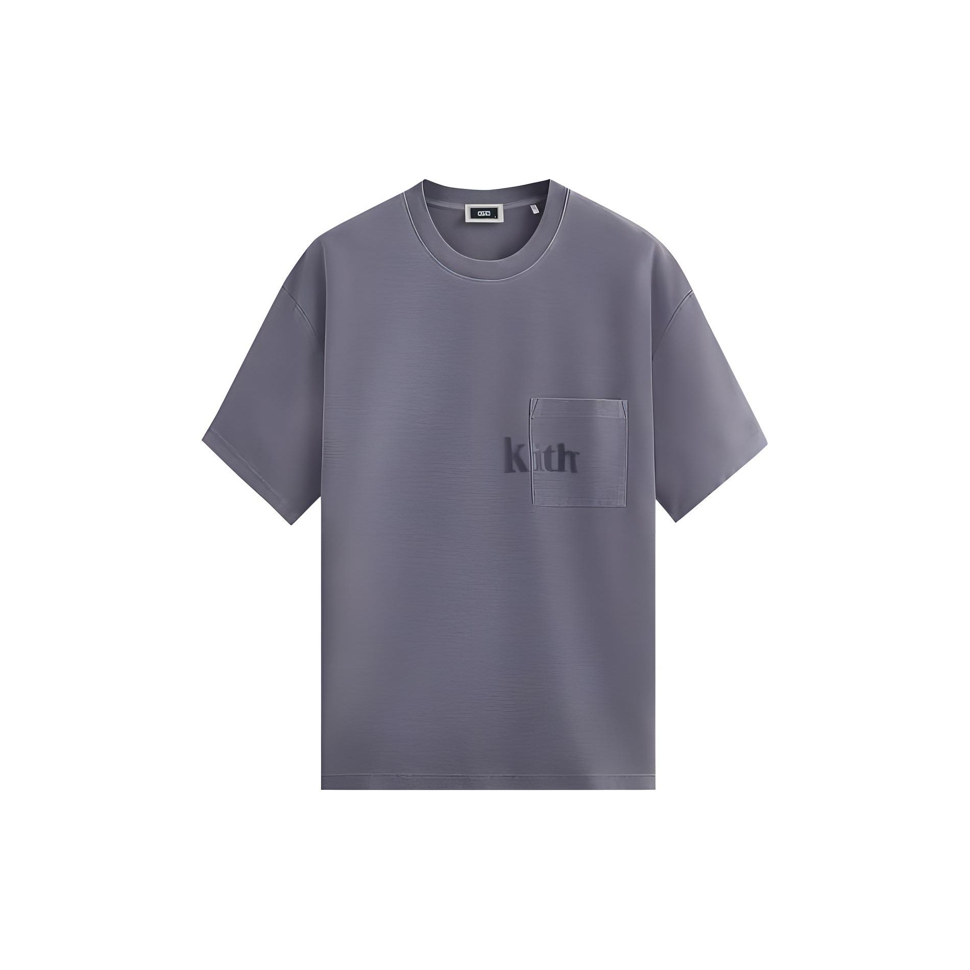 Kith Quinn Tee Influence Men Tops Grey KHM031086-519 S