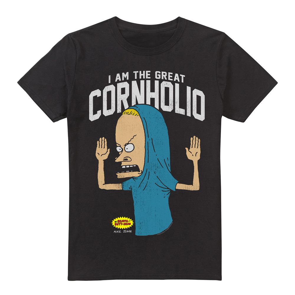 Pertemba FR - Apparel Beavis & Butthead Heren Cornholio T-shirt XL zwart