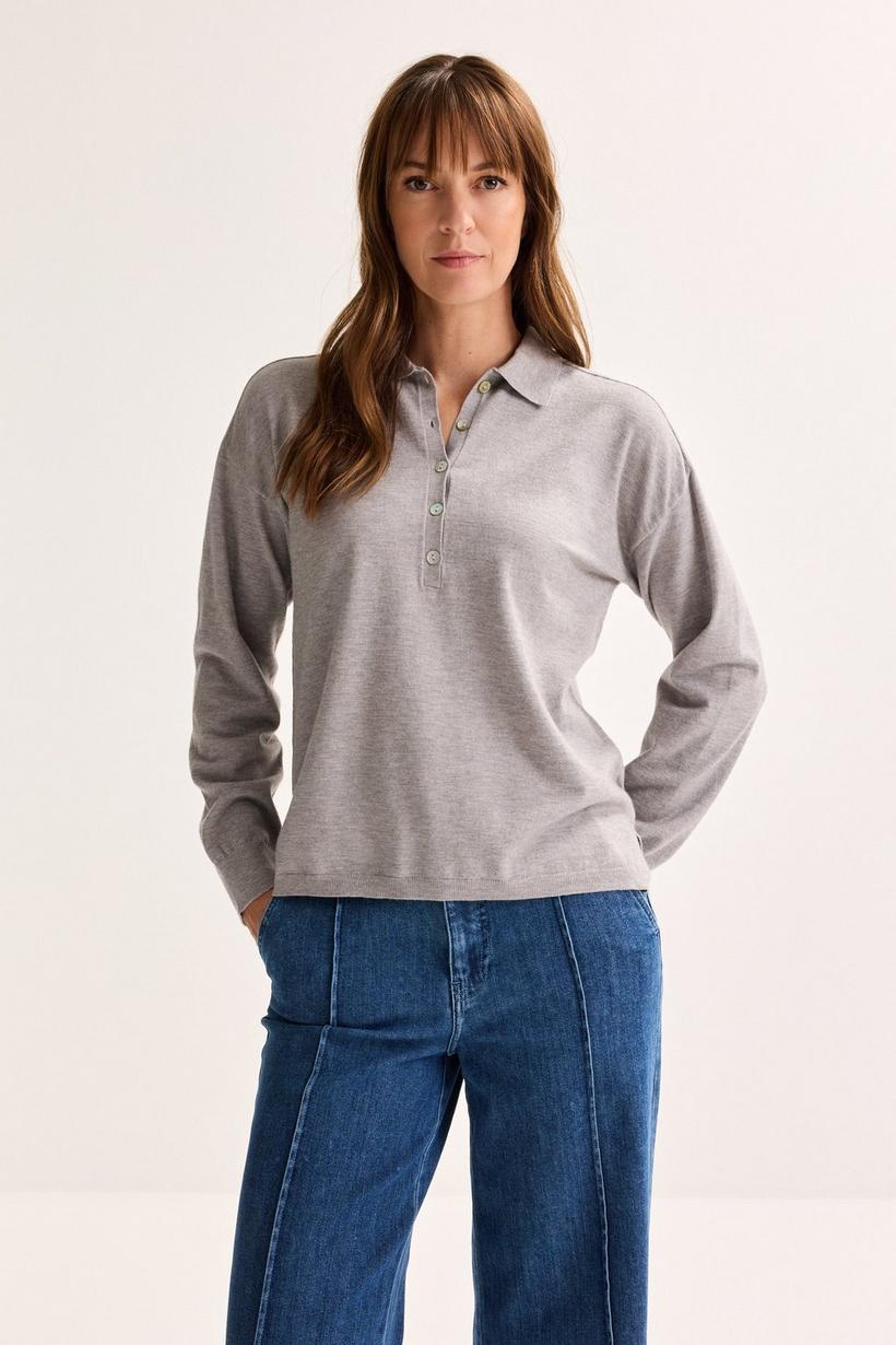 Améline Polo In Fijn Tricot