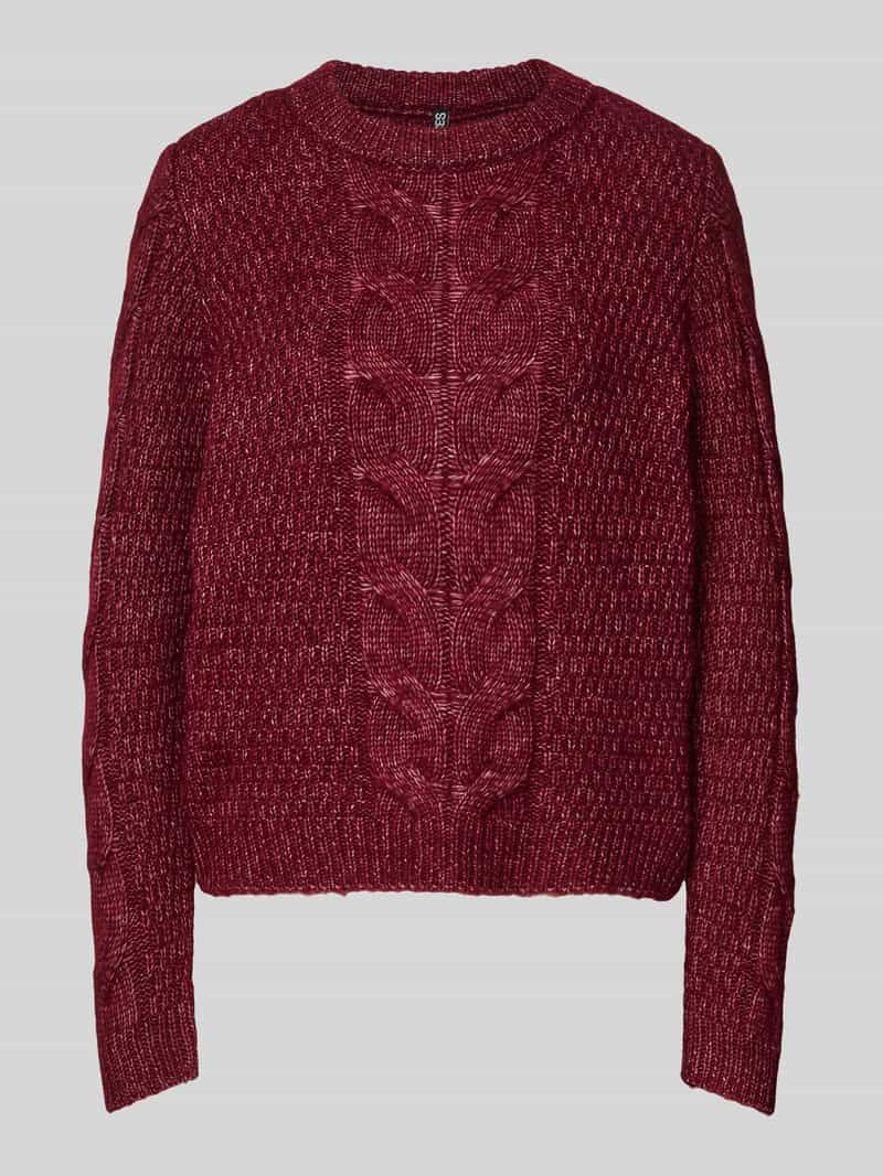 Pieces Gebreide trui PCNINA LS O-NECK KNIT NOOS BC
