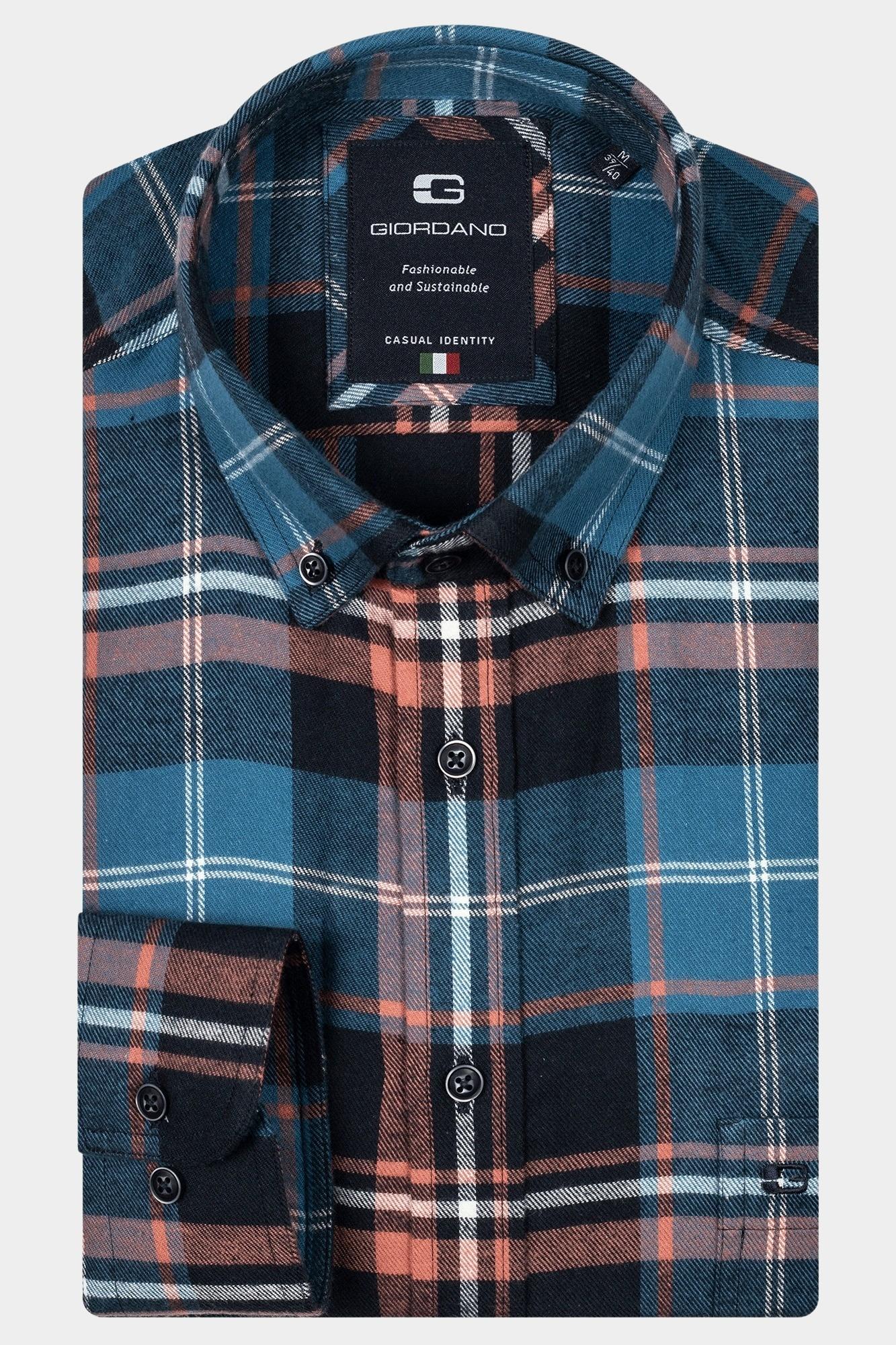 Giordano Casual hemd lange mouw brando, ls button down colour 427314/60