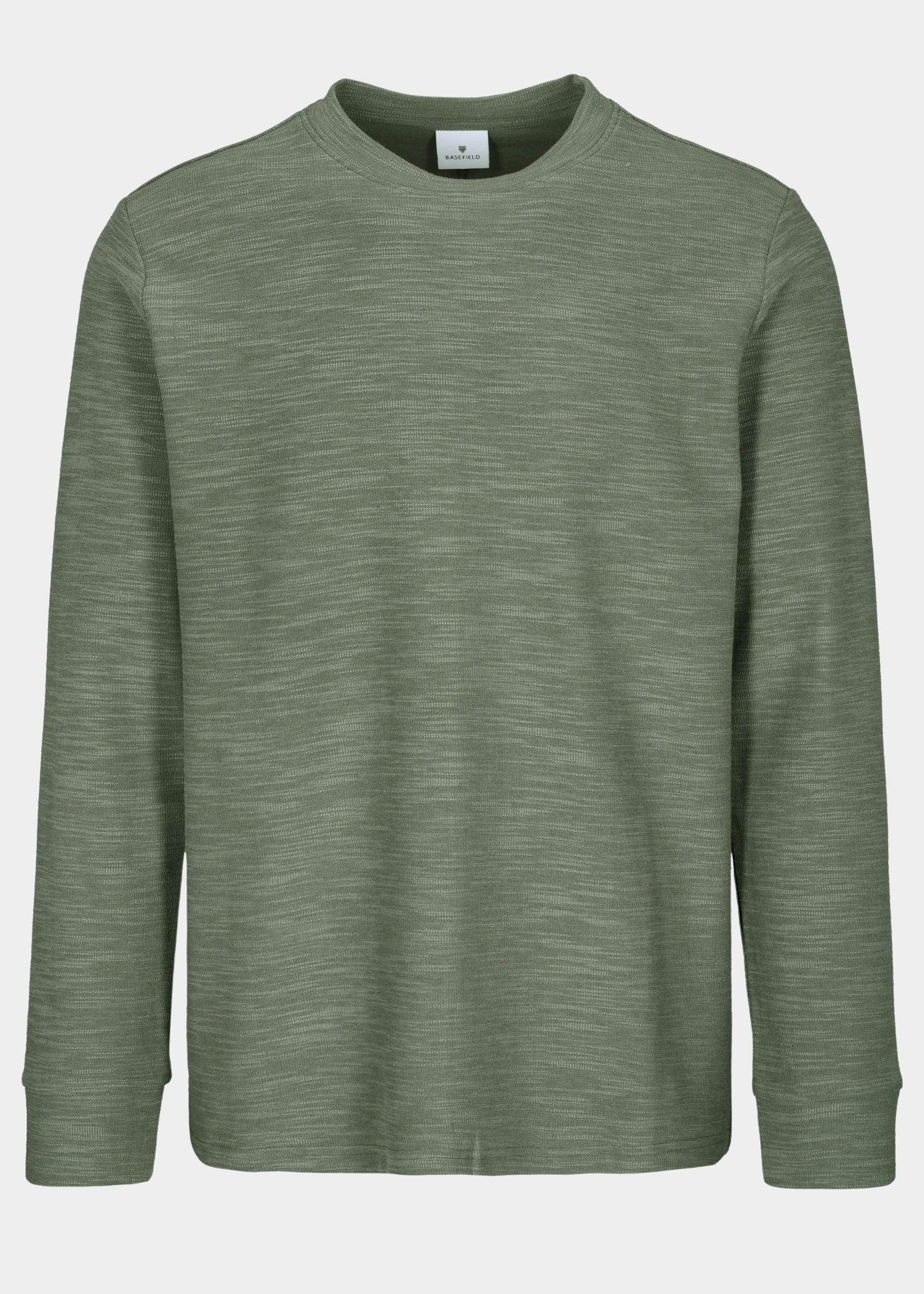 Basefield T-shirt lange mouw rundhals shirt longsleeve 219018502/552