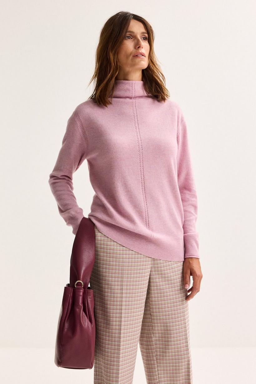 Mayerline Trui Met Optaande Kraag