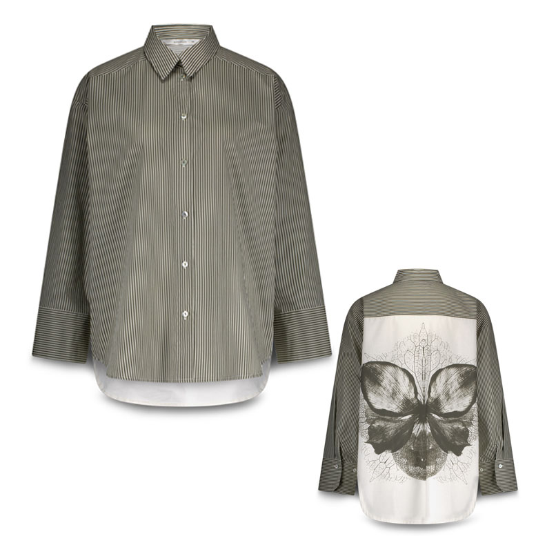 Summum Blouse big flower cotton blouses 2s3347-12271