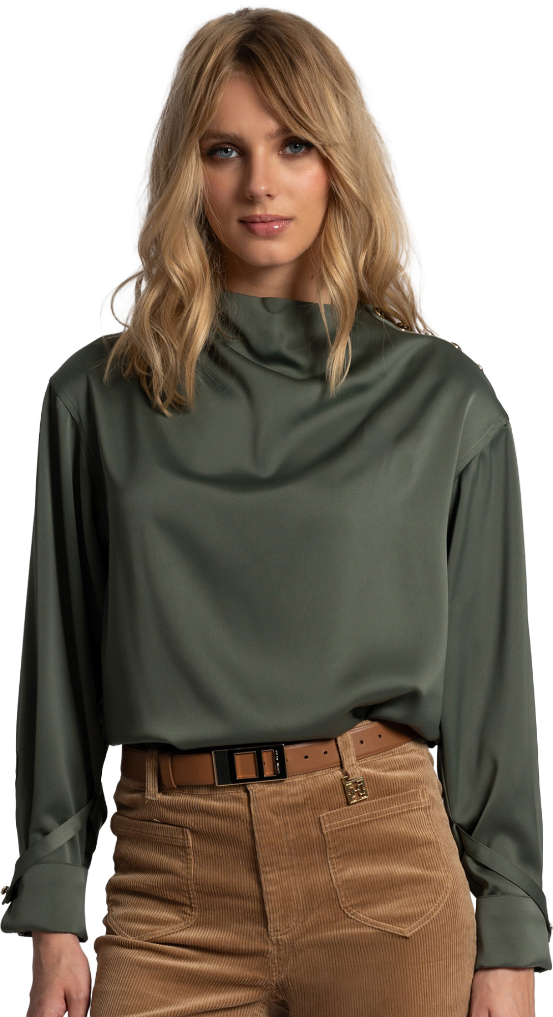 Fifth House Joline high collar blouse