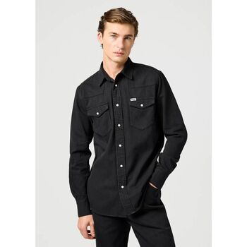 Wrangler Overhemd Lange Mouw  112362377 WESTERN-BLACK RINSE
