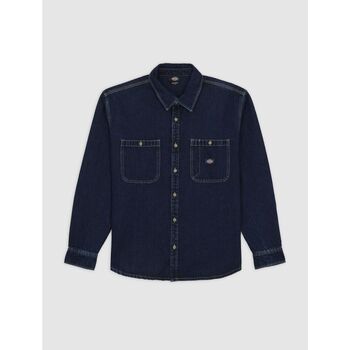 Dickies Overhemd Lange Mouw  MECHANIC DNM SHIRT - DK0A87PX-0DD1 DARK INDIGO