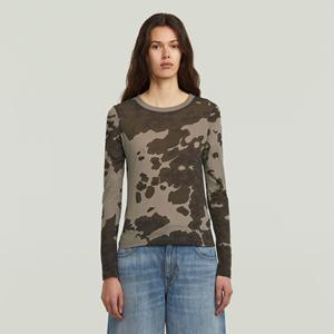 G-Star RAW Allover Slim T-shirt - Meerkleurig - Dames