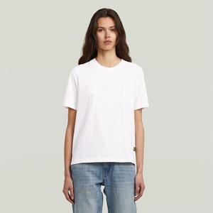 G-Star RAW Text Graphic T-Shirt - Wit - Dames