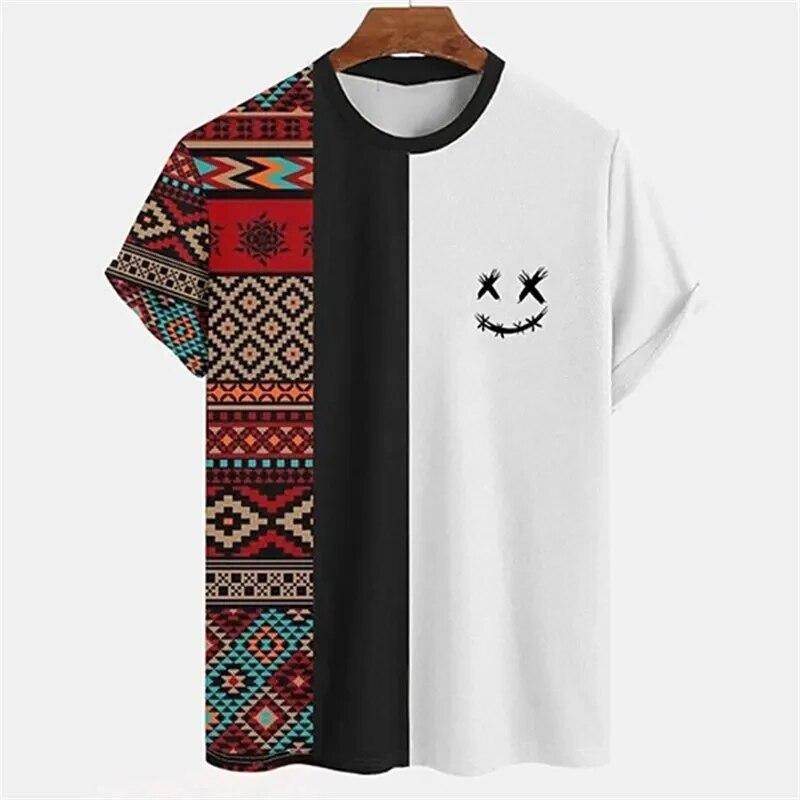 ETST 03 Mannen T-shirt Harajuku Print Kleding Mode O-hals Tee Oversized T-shirt Zomer Korte Mouw Streetwear Casual T-shirt Voor Mannen 2XL