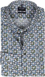 Olymp Luxor MF Overhemd Cirkels Multicolour