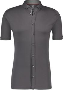 Desoto Overhemd Korte Mouw Antraciet 083