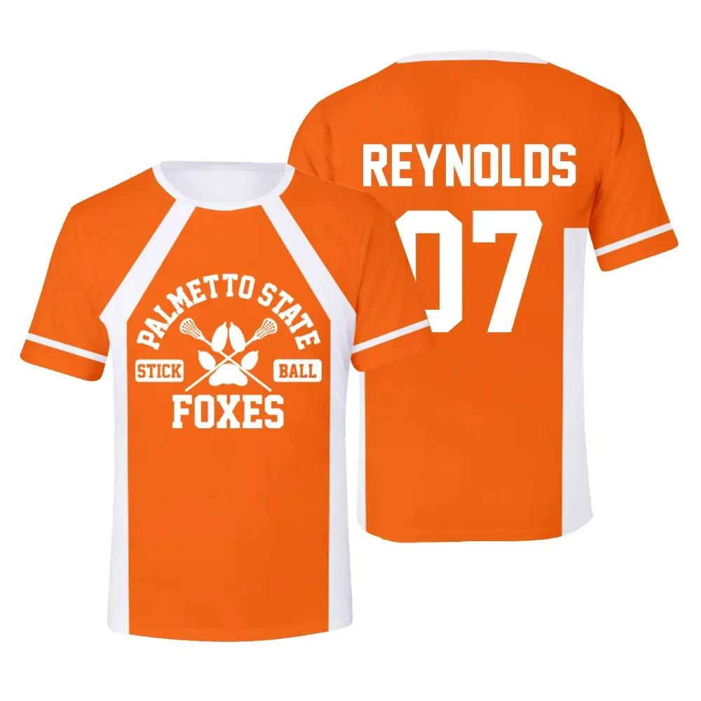 ETST WENDY 005 Nieuw The Foxhole Court Palmetto State Foxes Lacrosse Jersey Cosplay WILDS MINYARD 3D T-shirt Heren/Dames Kleding Kinderen T-shirts L
