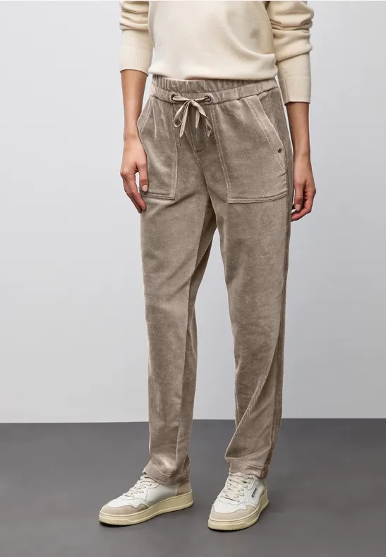 Street One Loose Fit corduroy broek