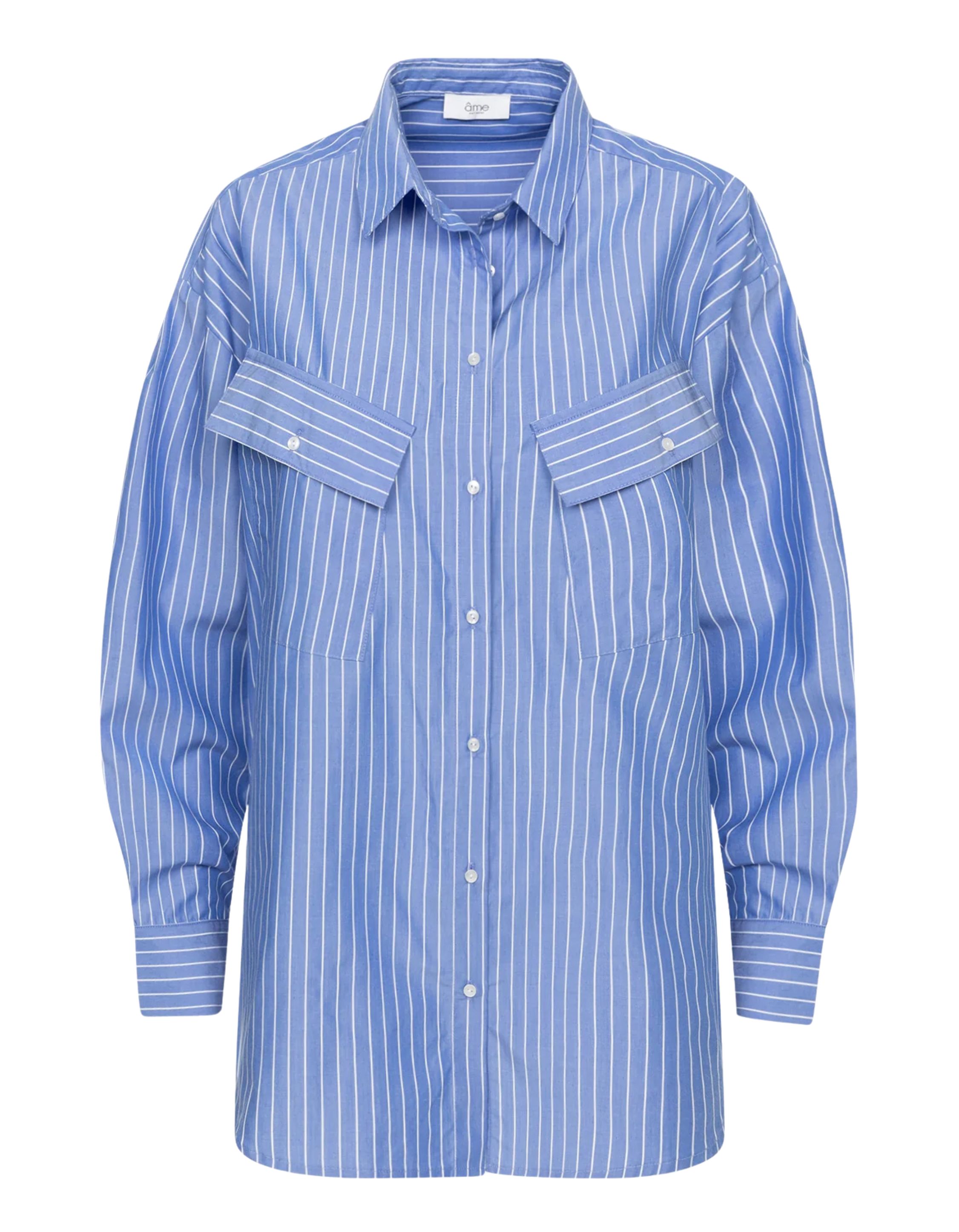 Âme Antwerp Striped shirt marin