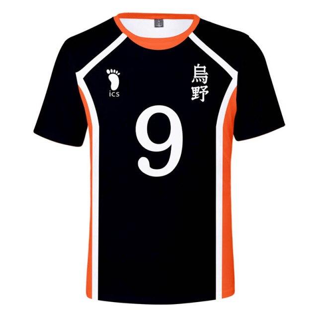 Building Toys Nieuwe Anime Haikyuu Cosplay Kostuum Hinata Shoyo 3d T-Shirt Karasuno High School Volleybal Tops Kageyama Tobio Tiener Sweatshirt M